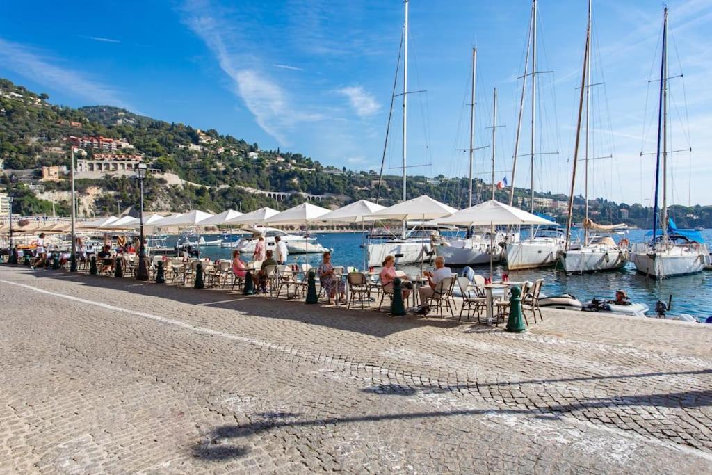 #40 Bright Sea View Suite For 6 2Mins Walk Port & Sea Villefranche-sur-Mer Exterior foto