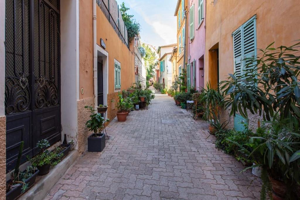 #40 Bright Sea View Suite For 6 2Mins Walk Port & Sea Villefranche-sur-Mer Exterior foto