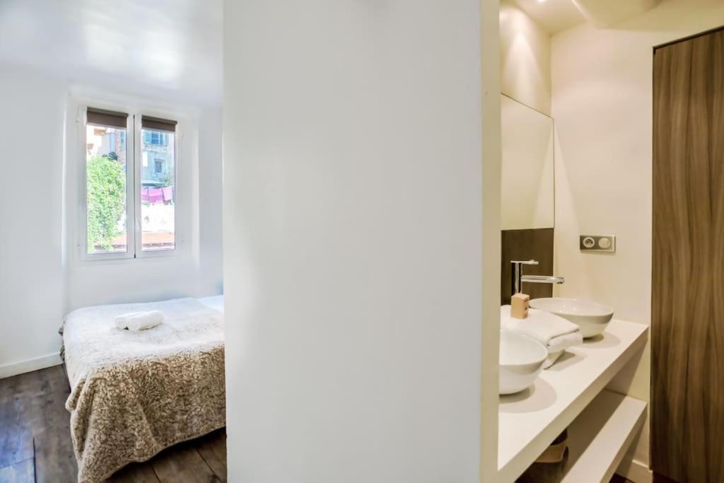 #40 Bright Sea View Suite For 6 2Mins Walk Port & Sea Villefranche-sur-Mer Exterior foto
